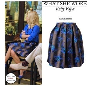 Christopher‎ Kane Heavy Silk Organza Mini Princess Skirt Size 10